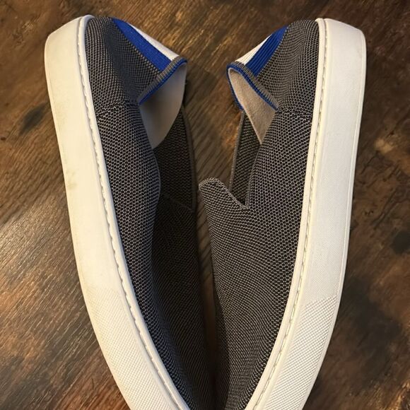 Rothy’s The Original Slip On Sneaker In Steel Grey Size 8 - Picture 5 of 9